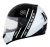 Capacete Norisk FF391 KNIGHT Preto e Prata